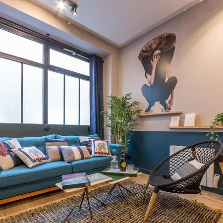 Charming Flat 15 Minutes Montmartre-sacre-coeur -champ Gauche- Apartment