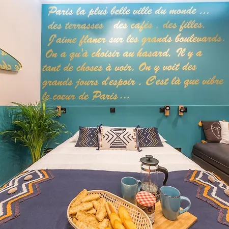 Charming Flat 15 Minutes Montmartre-sacre-coeur -champ Gauche-